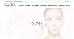 Desktop Screenshot of guneyestetik.com